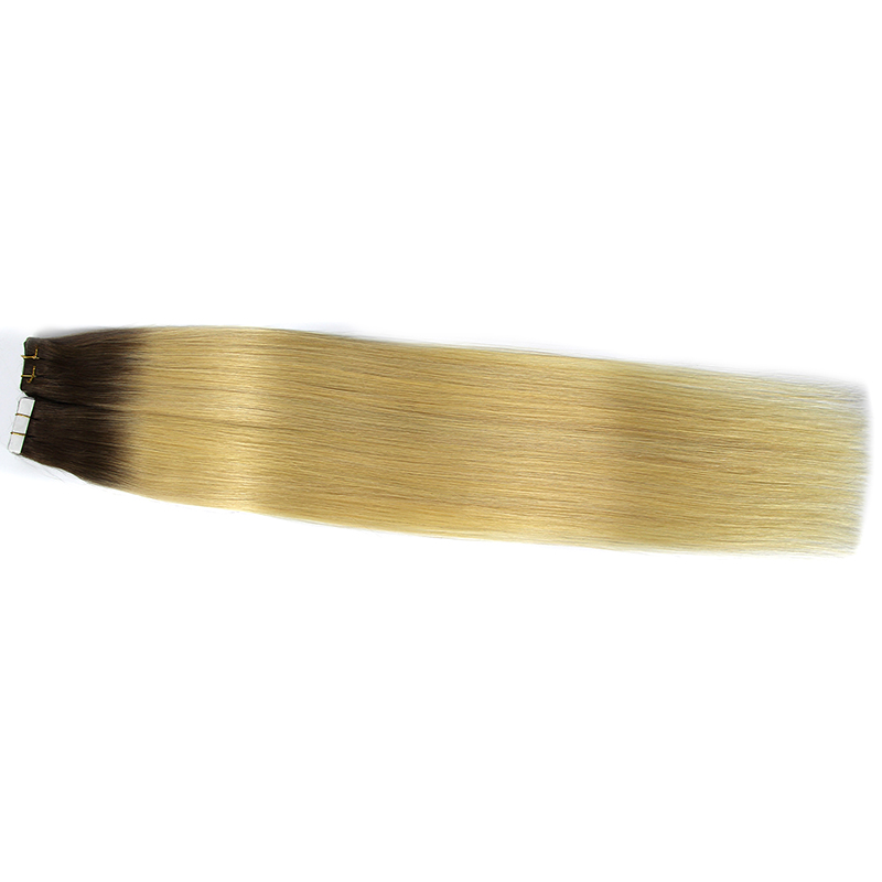 Low price remy injection tape hair extension brazilian, double drawn 100 human brazilian tape hair extensions