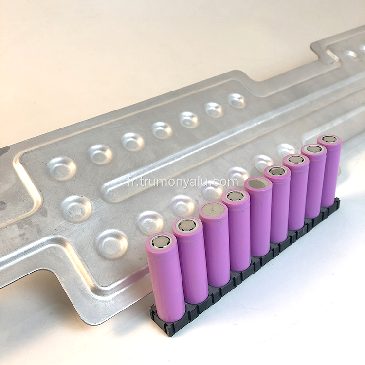 Plaque de refroidissement en aluminium pour batteries lithium-ion automobile