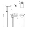 Lifting Columns Height Adjustment for Desks, Tables