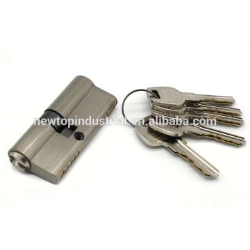 Euro Profile Lock Cylinders with Double Lines Brass Computer Key