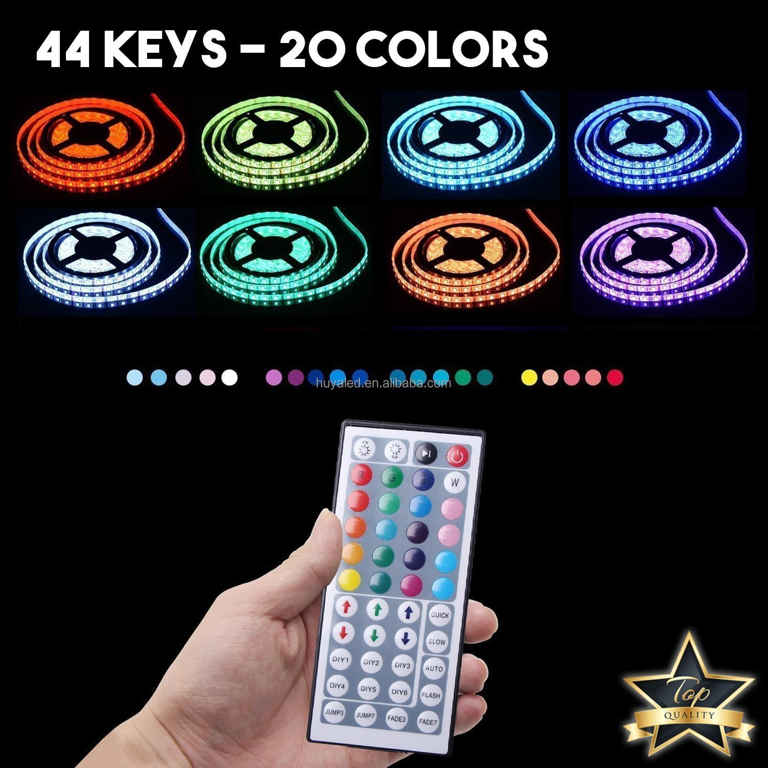 wholesale   led strip full kit  SMD 2835  60 leds/m  room  decoration strip light 5m  rgb led strip kit  IR controller