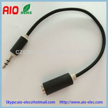 3.5mm stereo plug to 3.5mm stereo jack cable,1/4 stereo plug to 1/4 stereo Jack cable