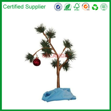 24 Tall Brown Christmas Tree with Blanket