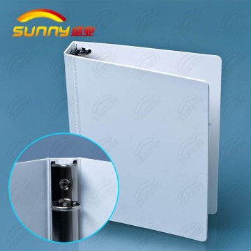 3 ring binders clip white cover