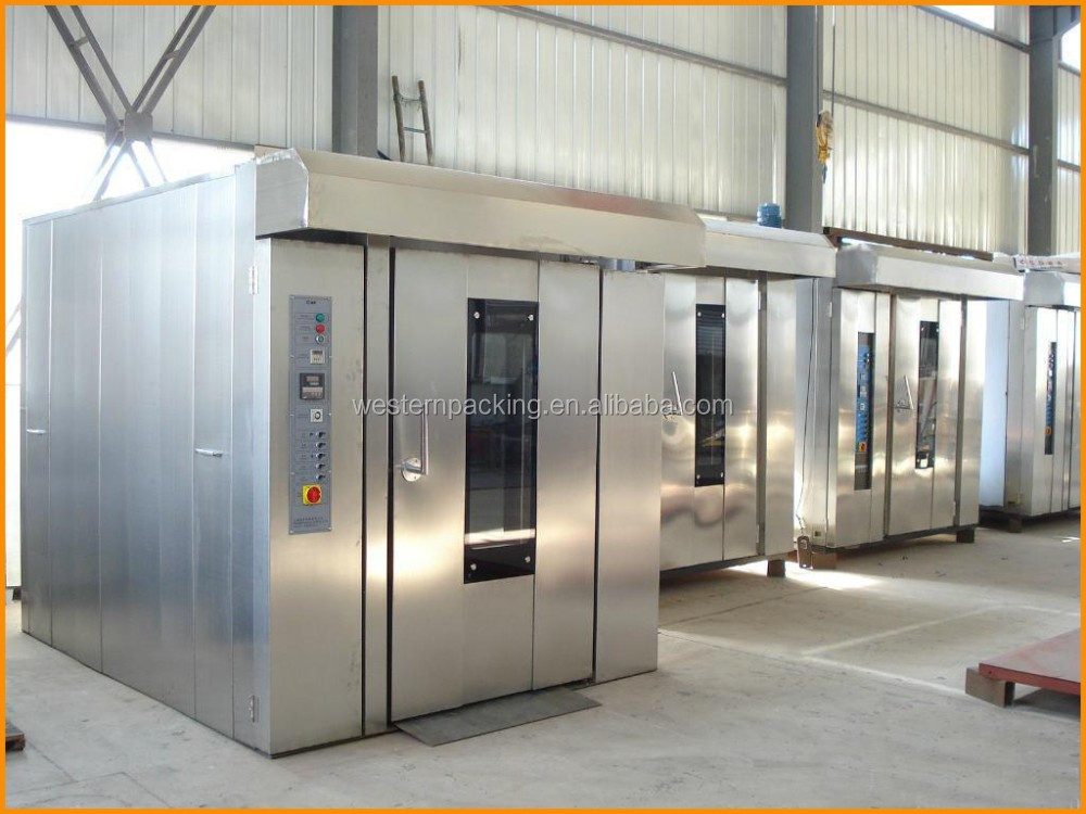 Bakery Rotary Oven, rotating bakery ovens, 64 trays Diesel Rotary Oven