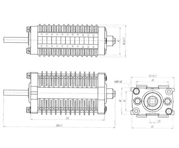 China distributor electrical equipment supplies F10-24 Aux Auxiliary Switch of Circuit Breaker