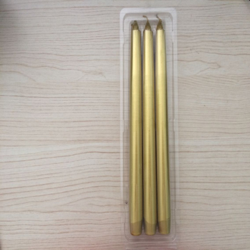 Cheap Gold Wax Taper Candle