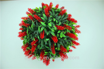 man made craft decoration 30cm Diameter red green grass ball