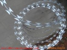 hot dipped galvanized razor barbed wire/barbed wire roller/concertina barbed wire
