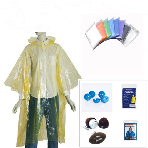 Poncho de pluie promotionnel de vente chaude