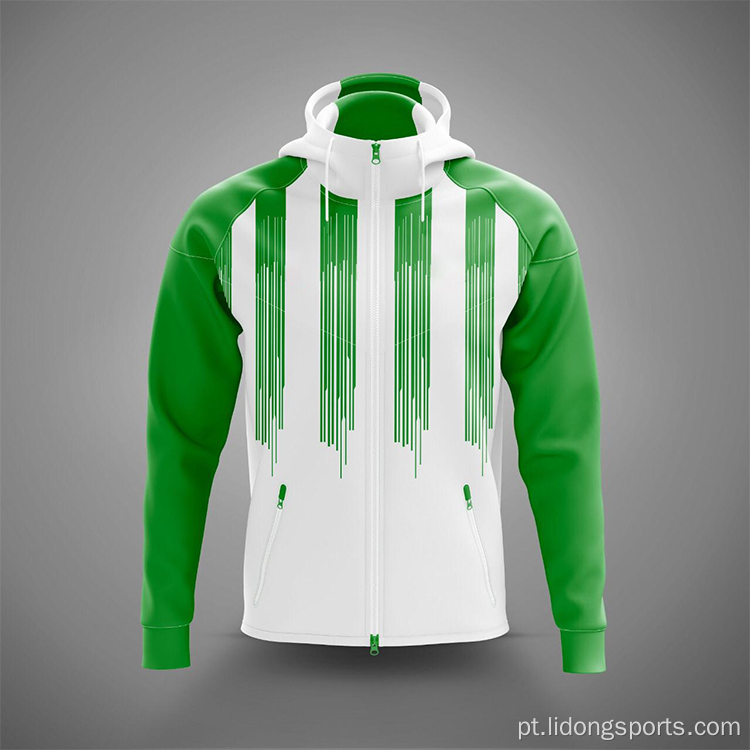 Alta qualidade personalizado logotipo imprimir design barato sublimação homens zíper esporte hoodies jaqueta para homens