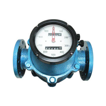 Boat Fuel Consumption Cast Iron Oil Flow Meter with Strainer