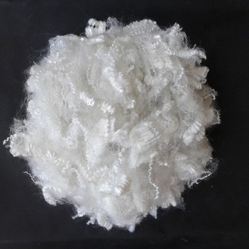 7D White hollow siliconized polyester fiber