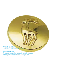Deer round button versatile clothing style