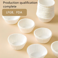 Custom Package White Round Baking Cups Muffin Liners