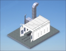 Automobile hot sale CE approved spray booth/used spray booth for sale/spray booth