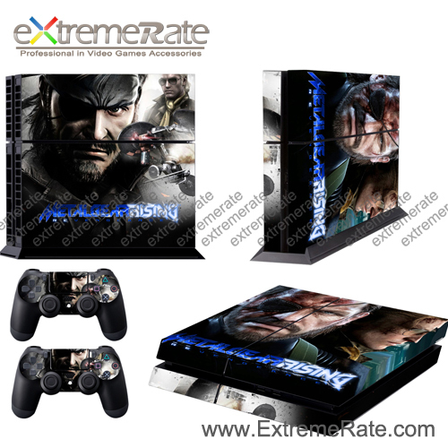 Top selling popular game vinyl decal cover for PS4 console skin stickers