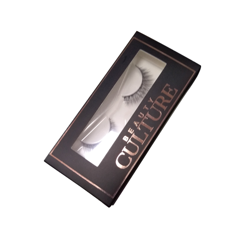 Rose Gold Foil False Eyelash Box with Window