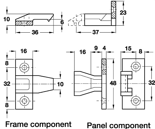 panel push on clip installation