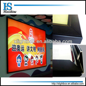 Wall mounted poster frame/Customized led aluminum poster frame/Advertising poster frame