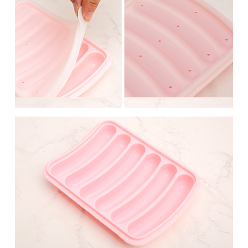 Wholesale DIY Hot Dogs Silicone Sausage Molds