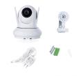 Pan Tilt Wireless Wifi IP Surveillance Camera RJ45 TF Card