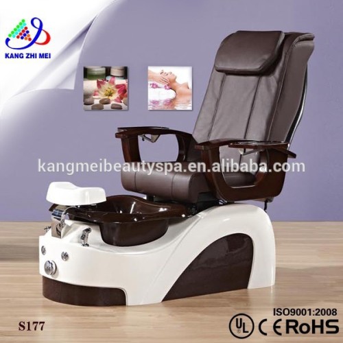 Deluxe massage cushion/chocolate pedicure spa chair/elegant pedicure spa chair KM-S177