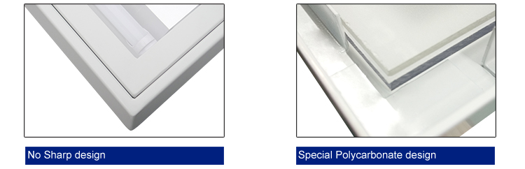 IK10 LED Lights Ceiling Lighting IP65 4000K For Prison 40W