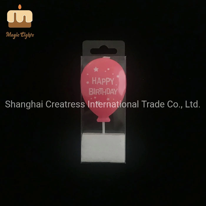 Chinese Smokeless Fancy Balloon Shape Birthday Candle UK