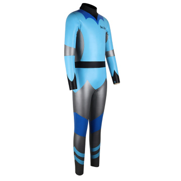 Seaskin ทนทานหลังซิปเด็ก Wetsuit Freediving Wetsuit