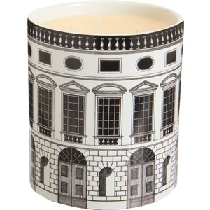 house picture ceramic scented candles with roof lid