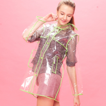 Trendy EVA Clear Raincoat for Ladies