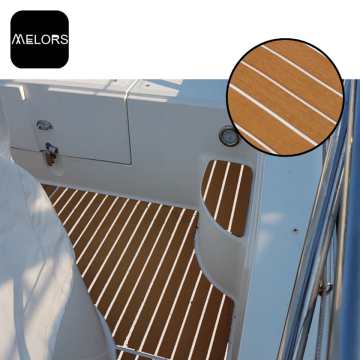 Light Brown & White UV Resistant EVA Foam Yacht Flooring