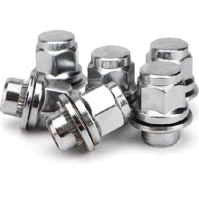 General Purpose Chrome Steel M12 M14 x 1.5 Threaded Wheel Nuts: Locking Lug Nuts for Automotive Car Hex Lug Bolts