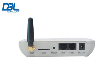 Vlan / Qos Gsm Fxs Voip Gateway Pstn , Goip Gsm Gateway With Router