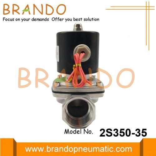 2S350-35 Paslanmaz Çelik Korozyon Önleyici Solenoid Valf 230V