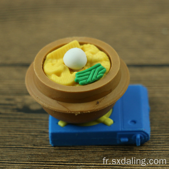Gomme 3D de conception de nourriture de cadeau de jouet