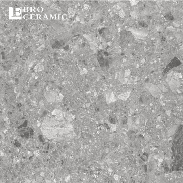 Big Grey Ton P4 P5 Terrazzo Flooring Tiles Designs - Porcelain Building Material