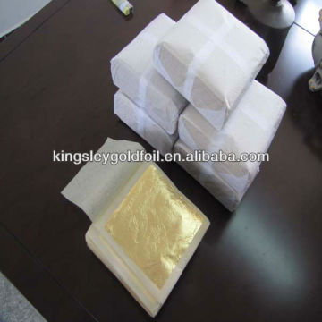 With Interpaper Gold Leaf gold foil gilding with furniture,wooden frame