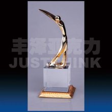 golf crystal trophy award XF1316