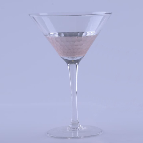 Hand Made Rose Gold Drinking Glass Set