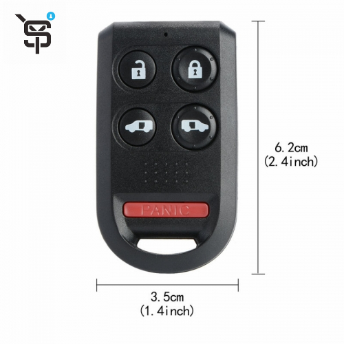 Best price remote key shell for Honda 4+1 button remote key shell YS200004