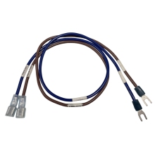 250 Terminal to spade terminal medical cable assembly