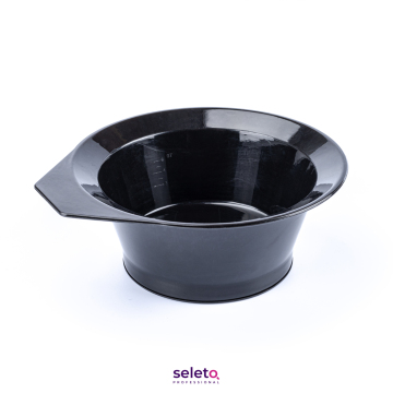 Black Round Tinting Bowl for Hair Salon Coloring