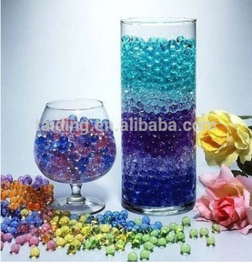 Colored crystal mud/ water crystal rainbow mud/ water absorbing gel