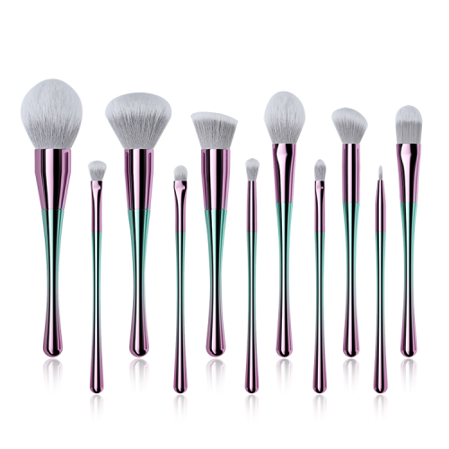 Gradient Black Makeup Brush Set 11-Piece Luxury