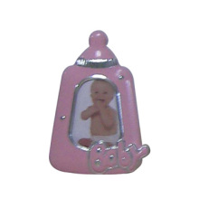 Pink Bottle Shape Baby Photo Frame