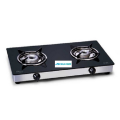 LPG Gas Glass Stove 2 Alloy Burners