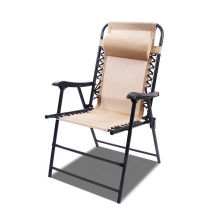 Adjustable Reclining Portable Beach Folding Chairs with Pillow