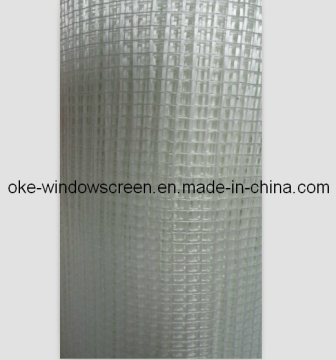 White Color Fiberglass Wire Mesh (oke-04)